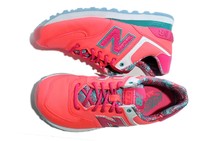 Розовые кроссовки женские New Balance 574 на каждый день